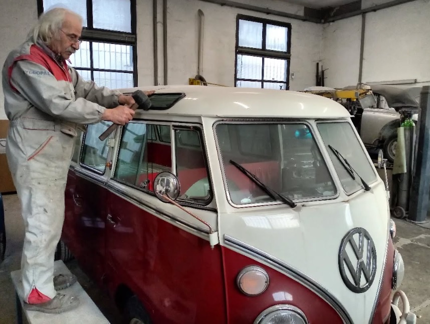 restauro volkswagen bus