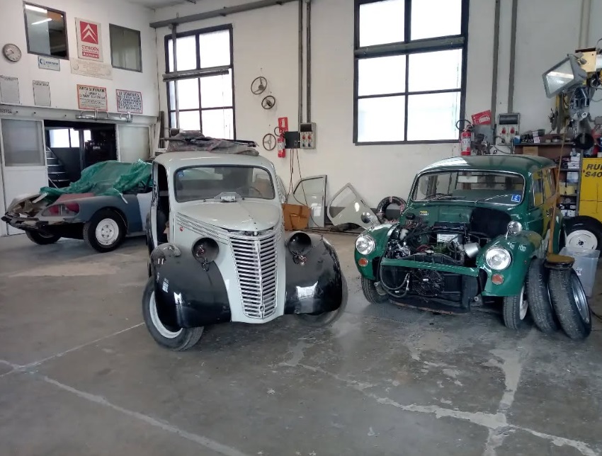 restauro citroen 2 cv