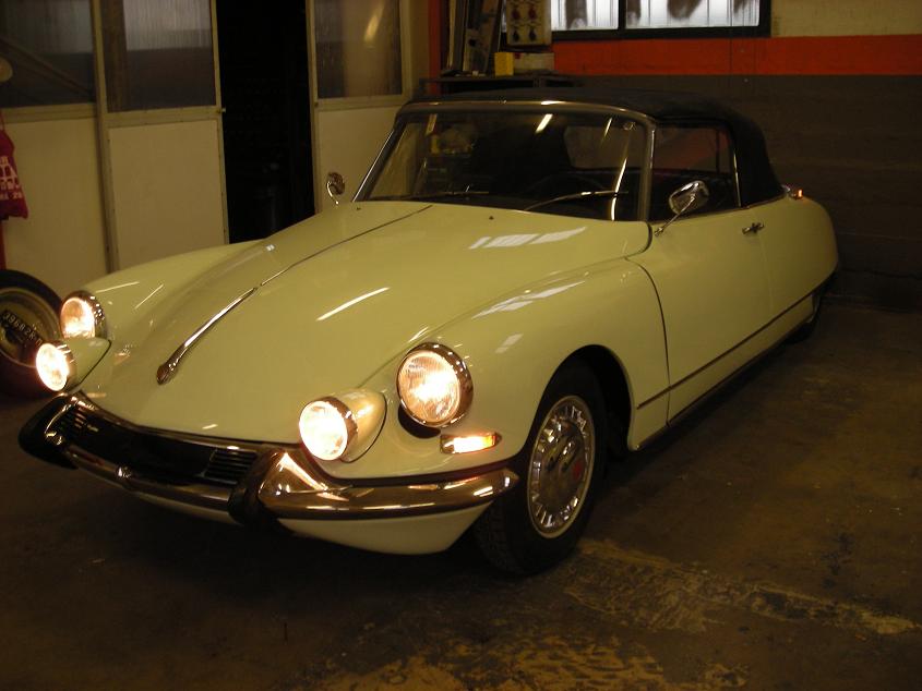 restauro citroen ds pallas cabrio
