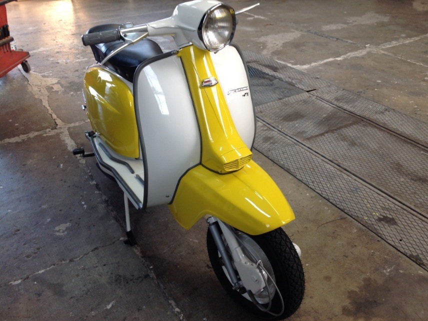 restauro lambretta 125 d