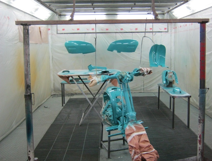 restauro lambretta 125